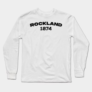 Rockland, Massachusetts Long Sleeve T-Shirt